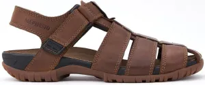 'Basile' men's sandal - chestnut brown