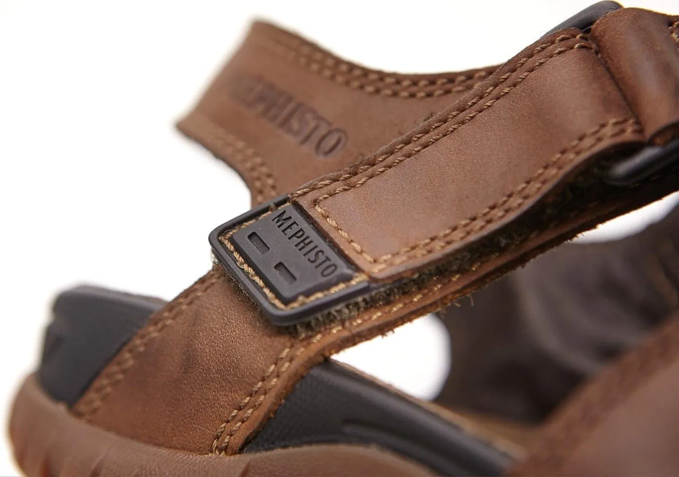 'Basile' men's sandal - chestnut brown
