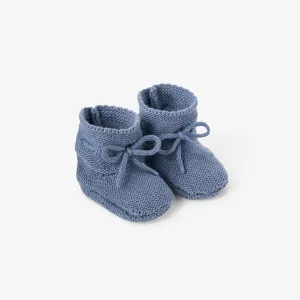 Blue Garter Booties
