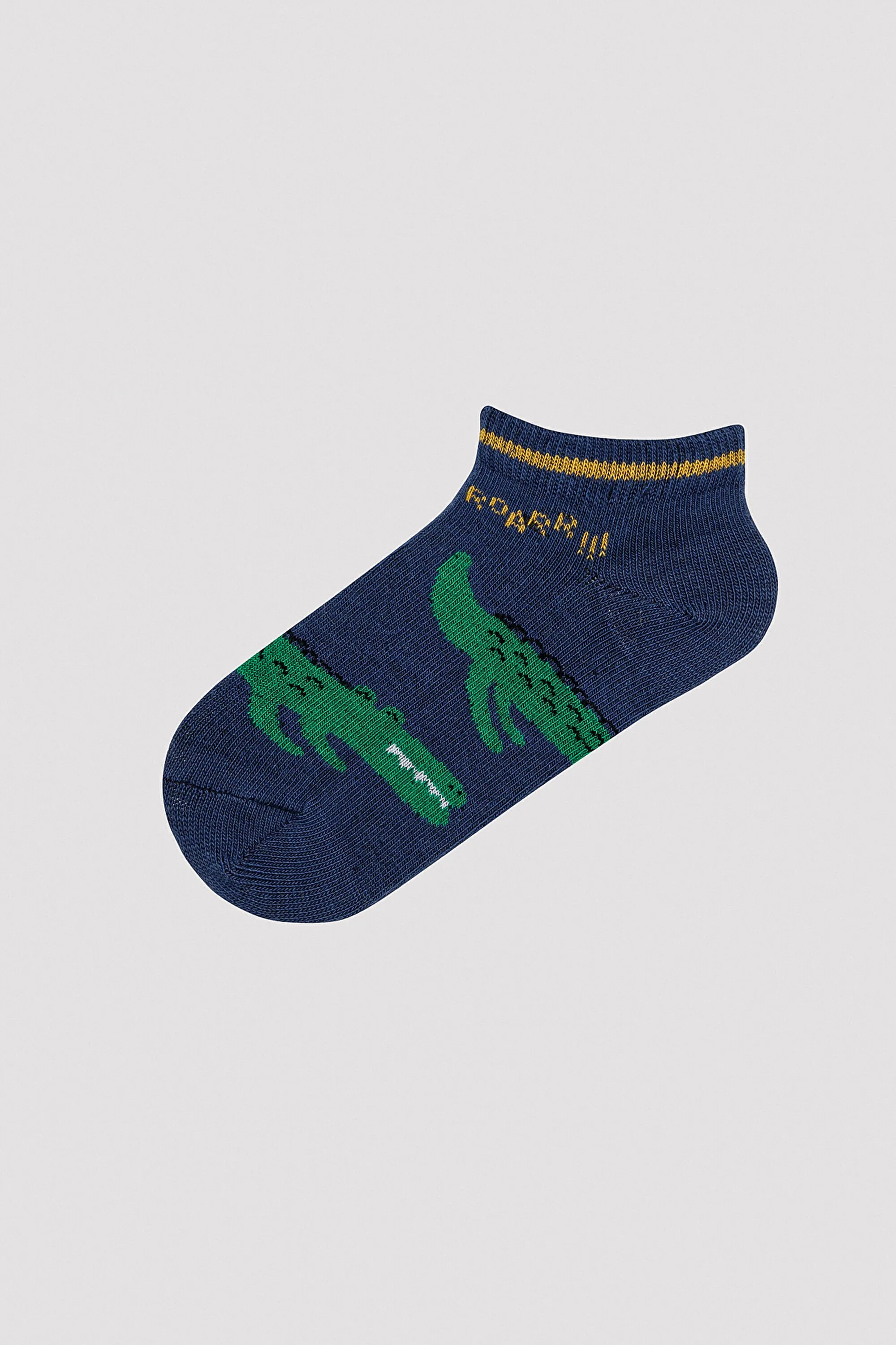 Boys Friendly Crocodile Multicolor 3 Pack Booties Socks