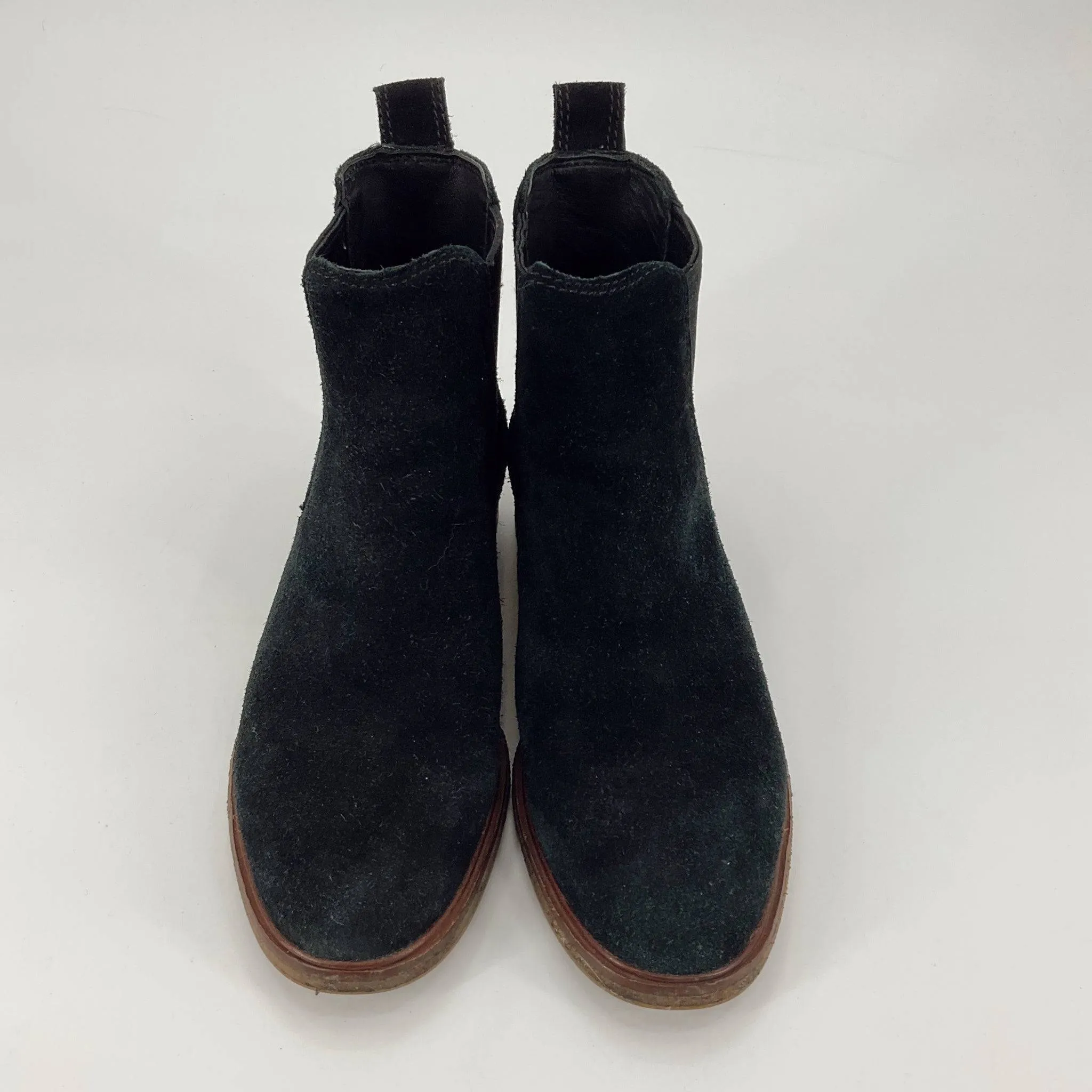 Clarks Black Suede Booties Size 9