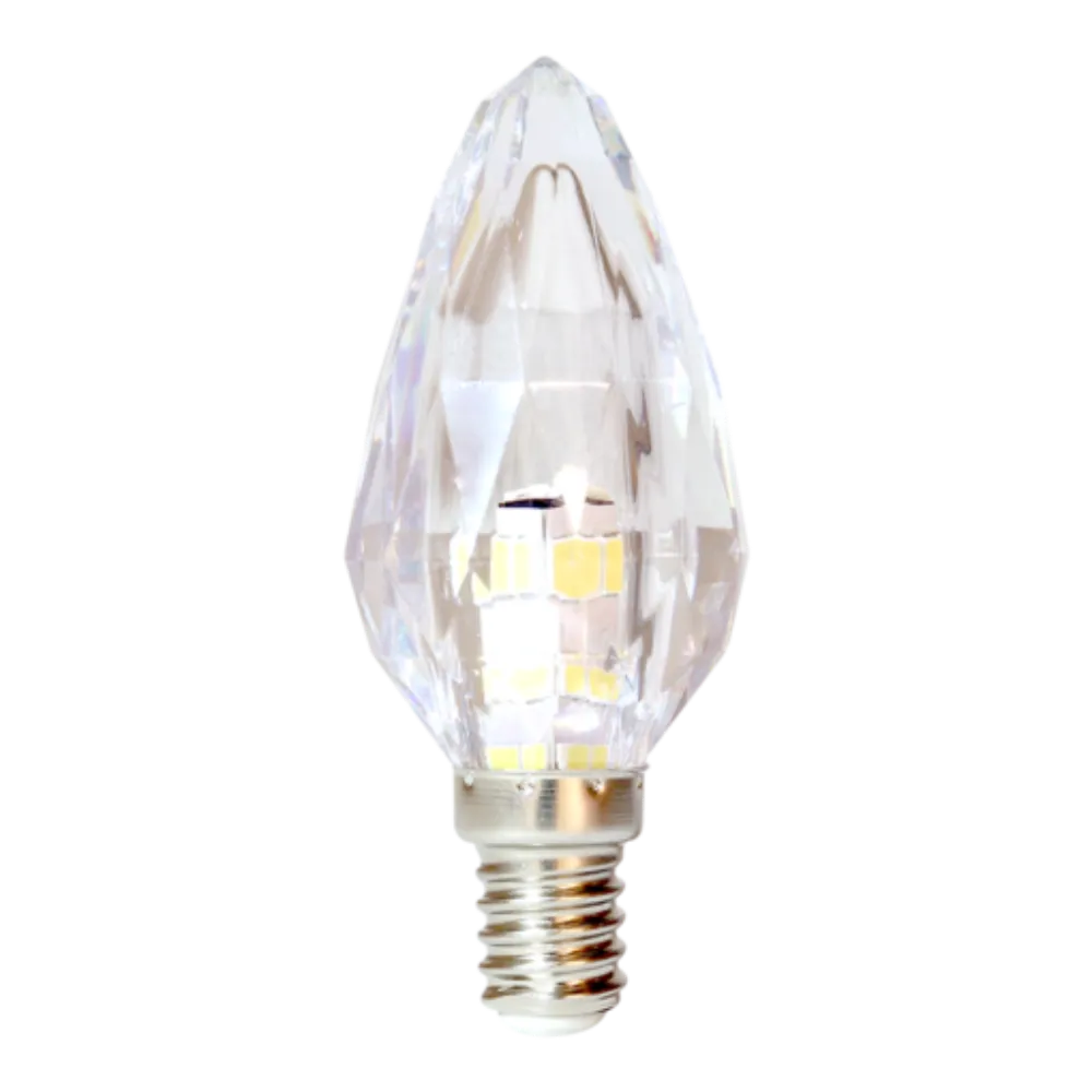FLASH  LED CRYSTAL DECOR CANDLE 3000K  XLED-CANC01W