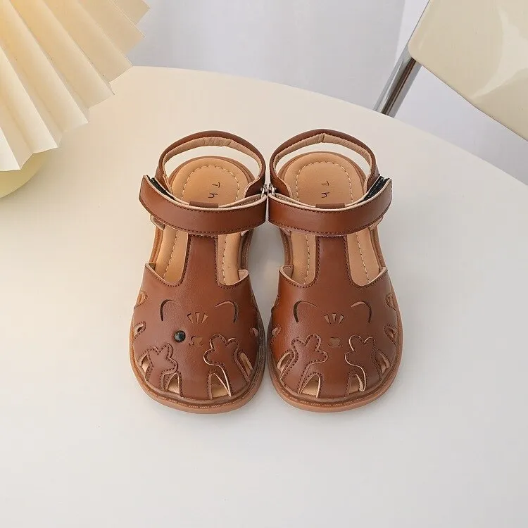 Flowers Embroidered Sandals