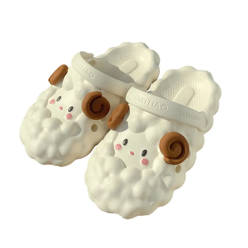 Fluffy Sheep Cloud Sandals – Cozy, Cute & Oh-So-Comfy!