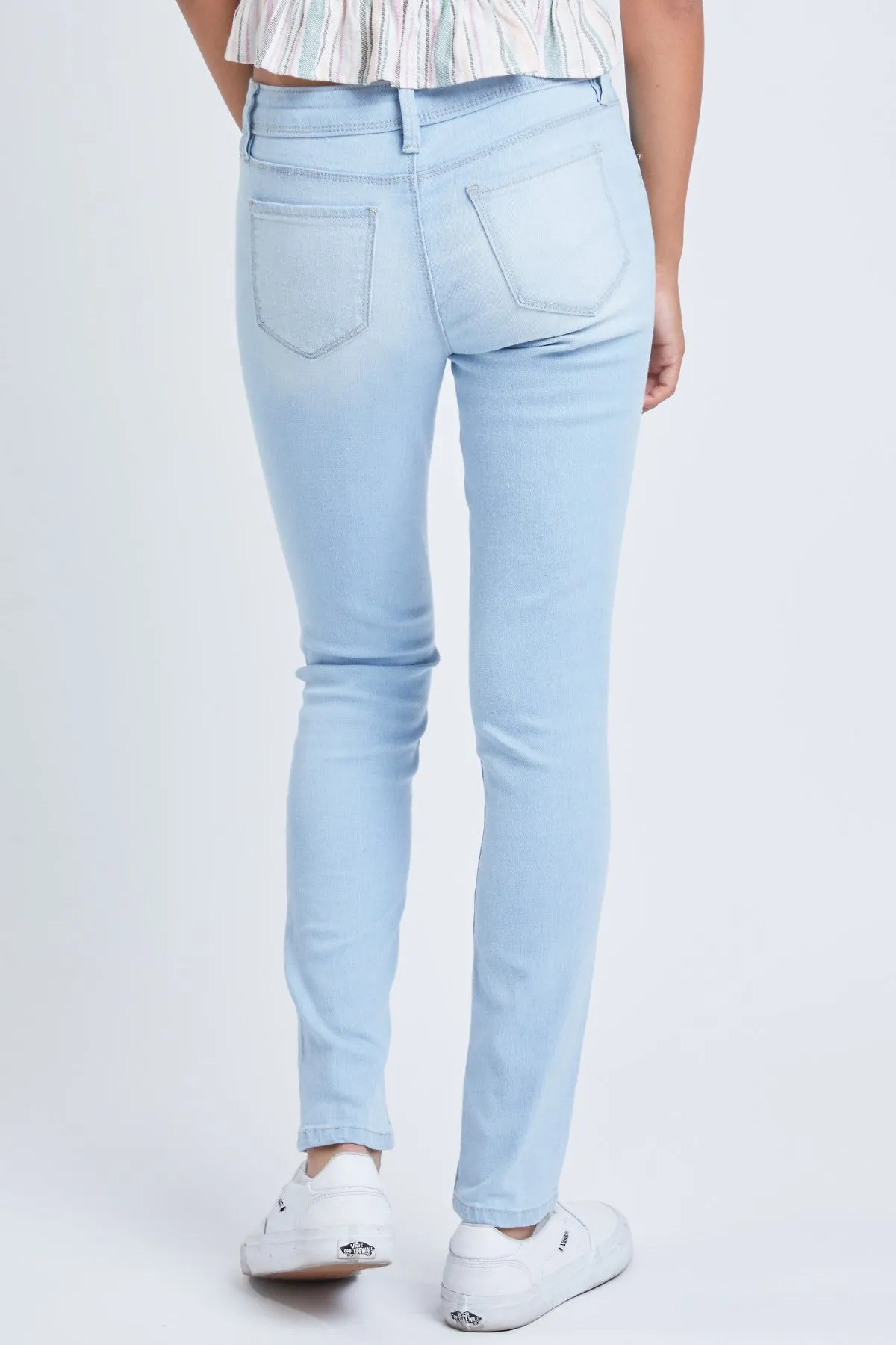 Girls Faux Front Pocket Skinny Jean, Pack of 12