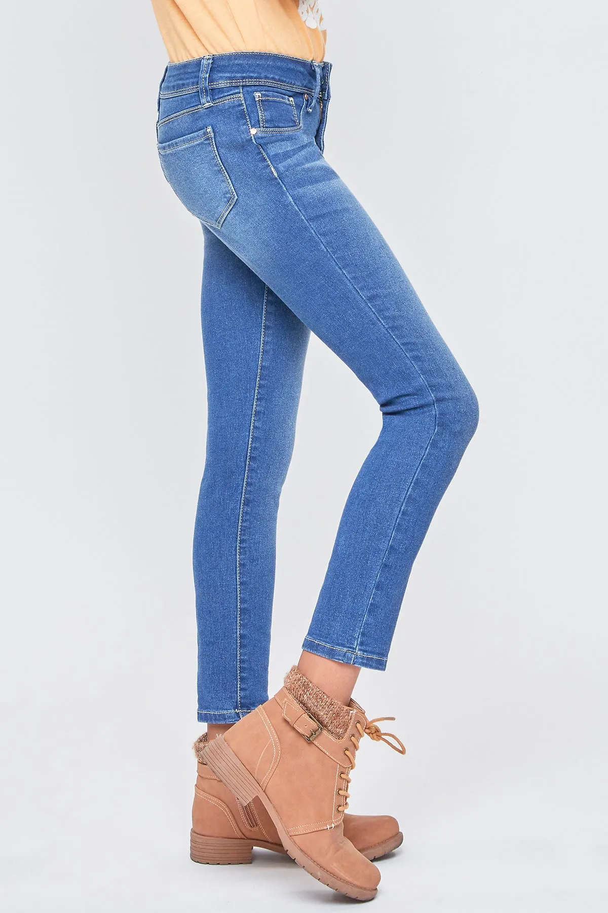 Girls Faux Front Pocket Skinny Jean, Pack of 12