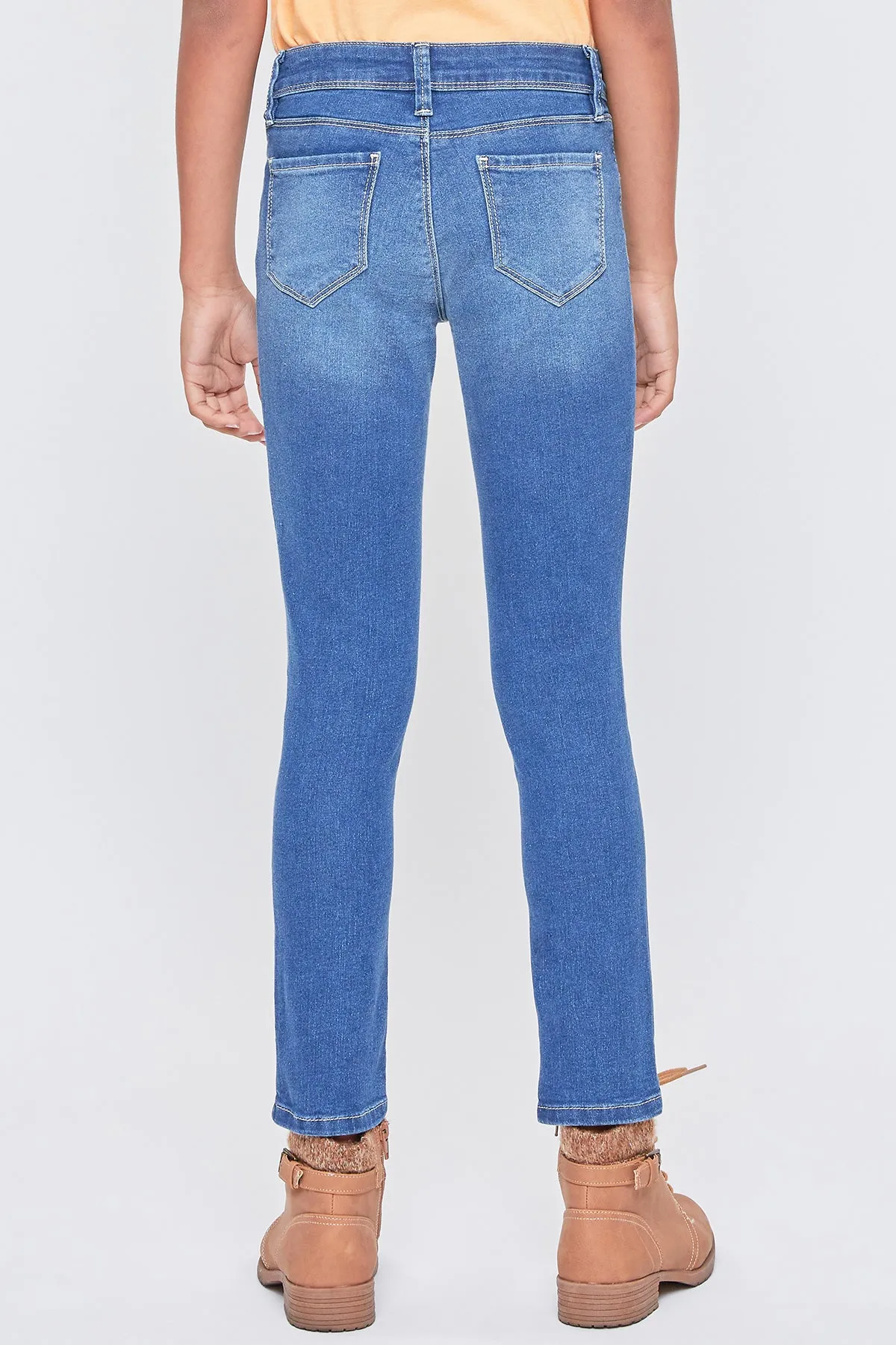 Girls Faux Front Pocket Skinny Jean, Pack of 12