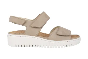 'H-Willow' women's wide fit (H) sandal - beige