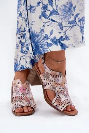 Heel sandals Step in style