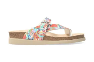 'Helen' women's slide toe sandal - flower mix