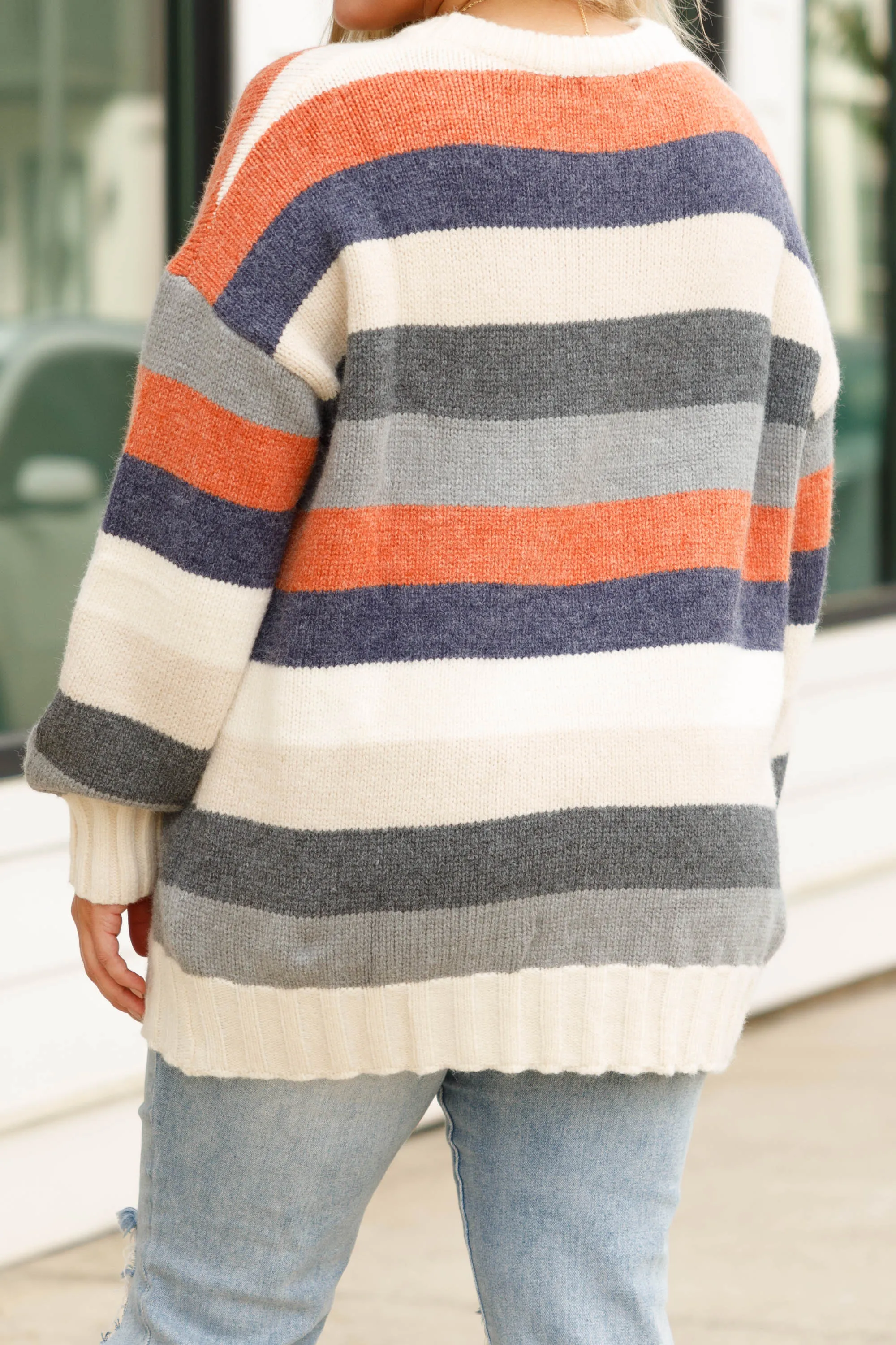 How Far We've Come Sweater, Cream