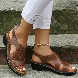Jolie - Sandales en cuir orthopédique