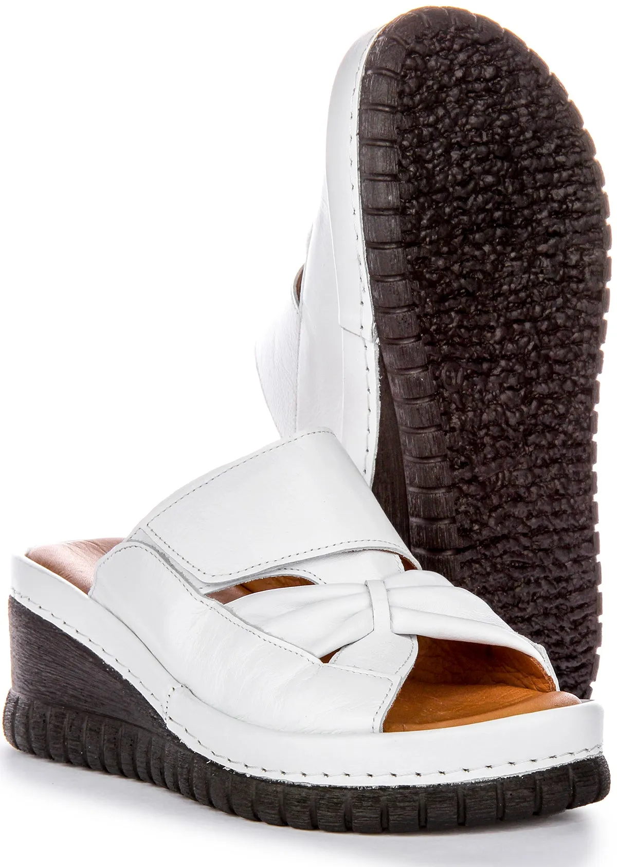 Justinreess England Sloane Soft Footbed In White For Women | Secret Sale