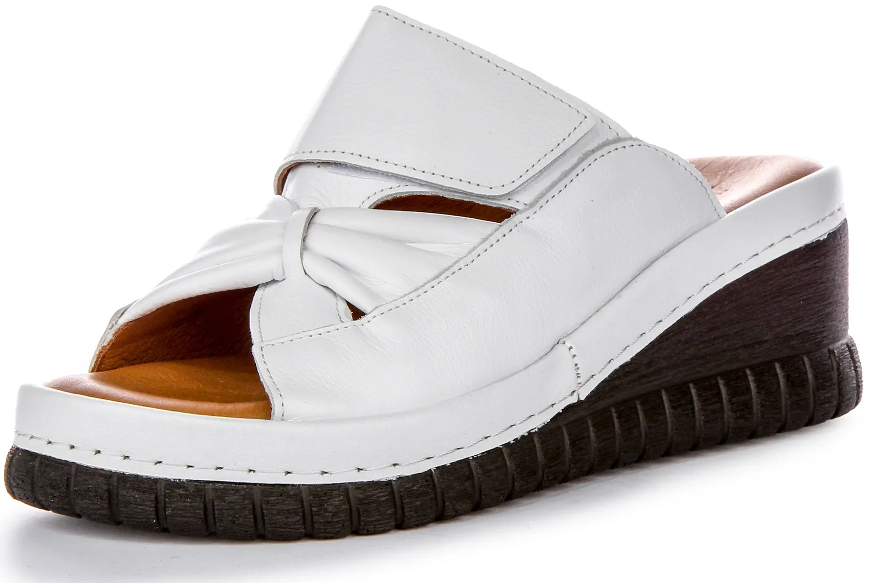Justinreess England Sloane Soft Footbed In White For Women | Secret Sale