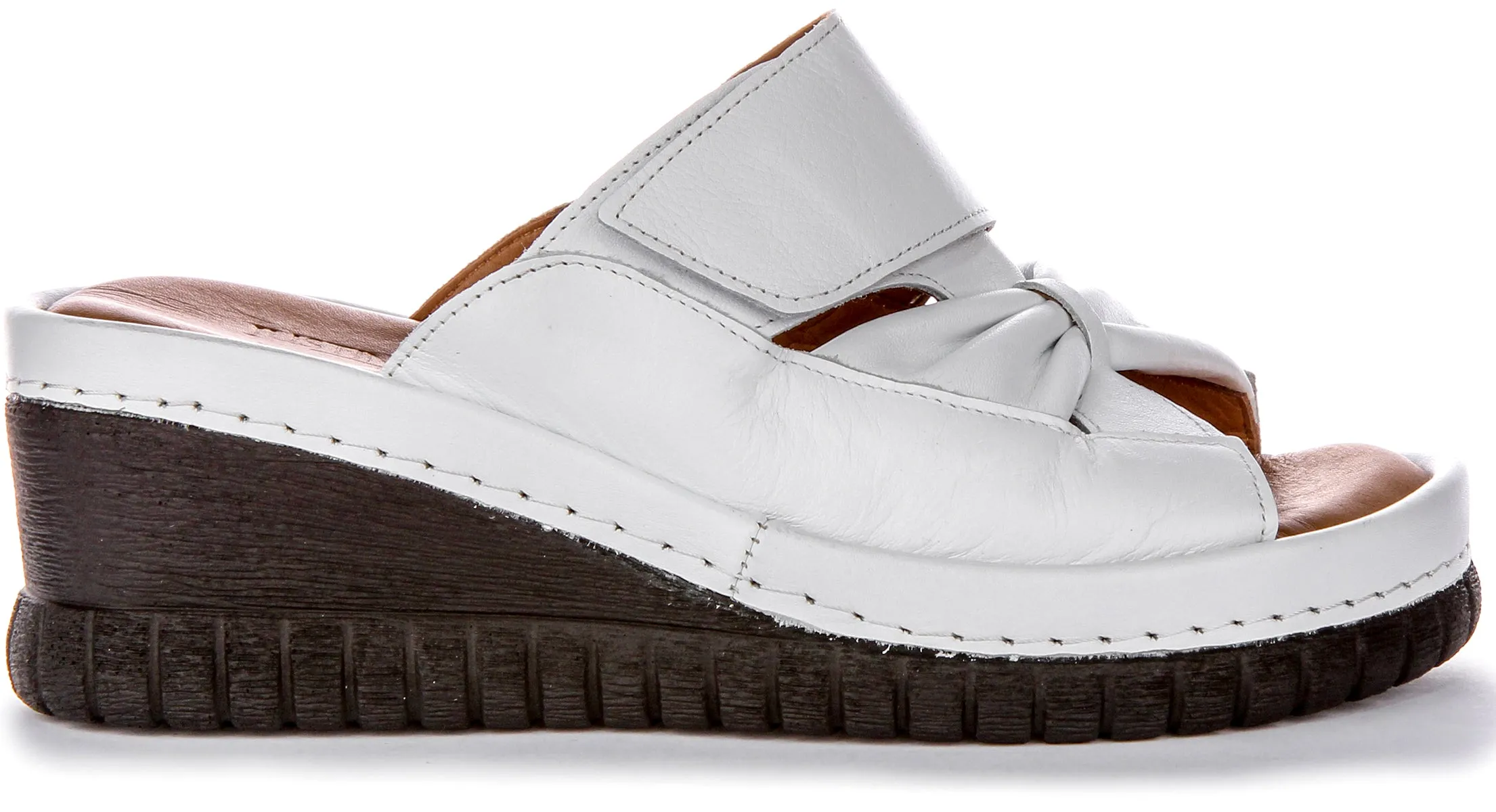 Justinreess England Sloane Soft Footbed In White For Women | Secret Sale