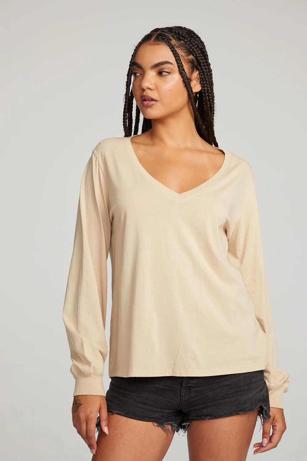 Kara Cappuccino Long Sleeve