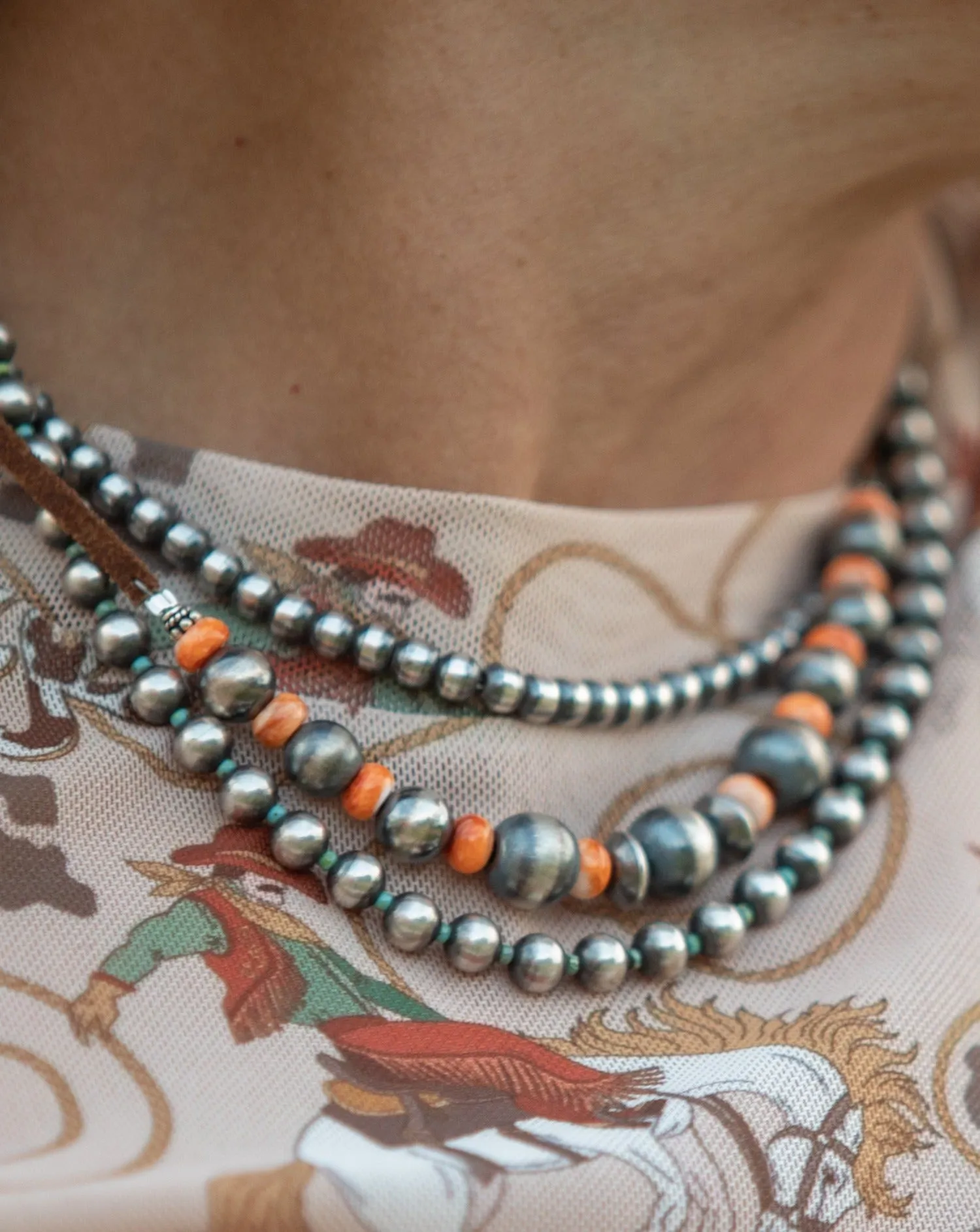 Kemah Sterling Silver Pearl Necklace
