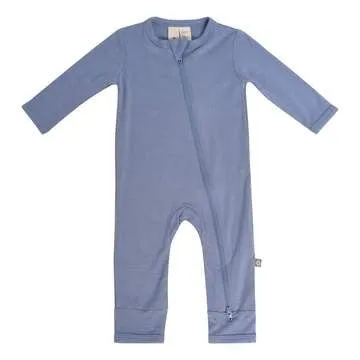 Kyte Zippered Romper- Slate