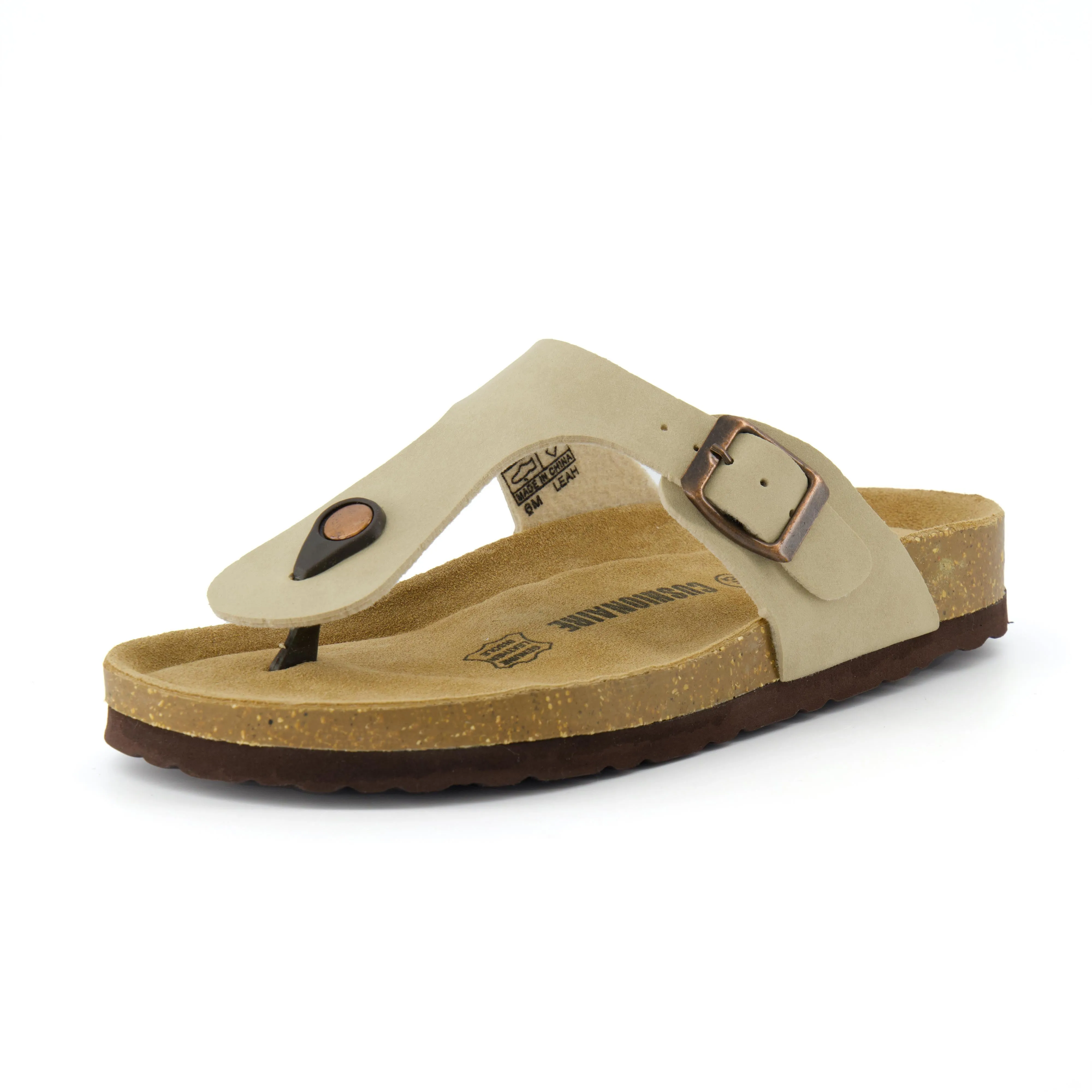 Leah Cork Footbed Thong Sandal