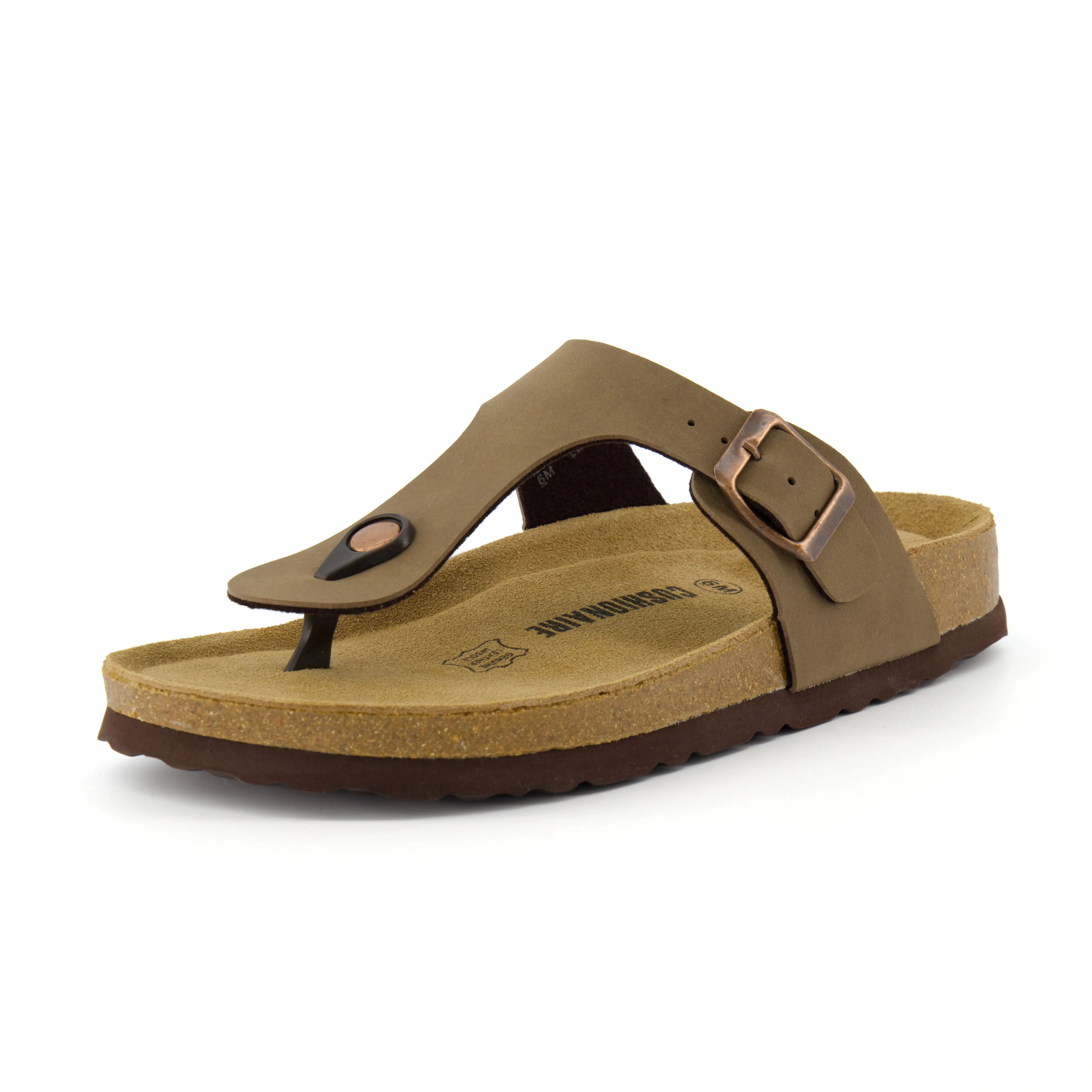 Leah Cork Footbed Thong Sandal