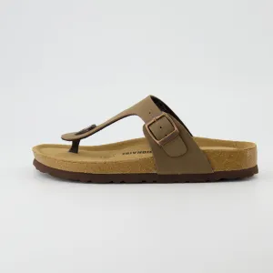 Leah Cork Footbed Thong Sandal