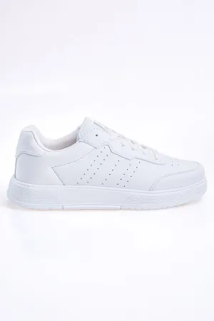 <tc>Basket pour homme à semelle haute en simili cuir avec lacets - 89132</tc>