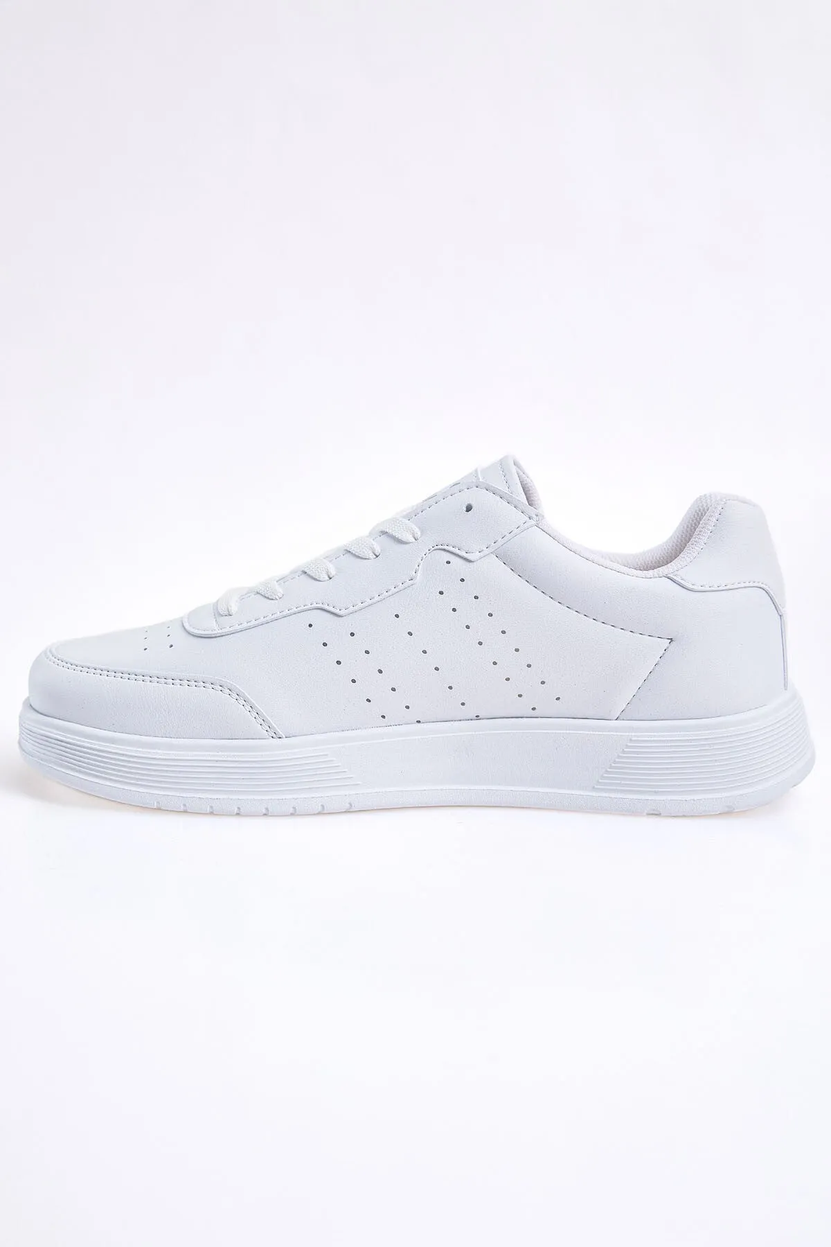 <tc>Basket pour homme à semelle haute en simili cuir avec lacets - 89132</tc>