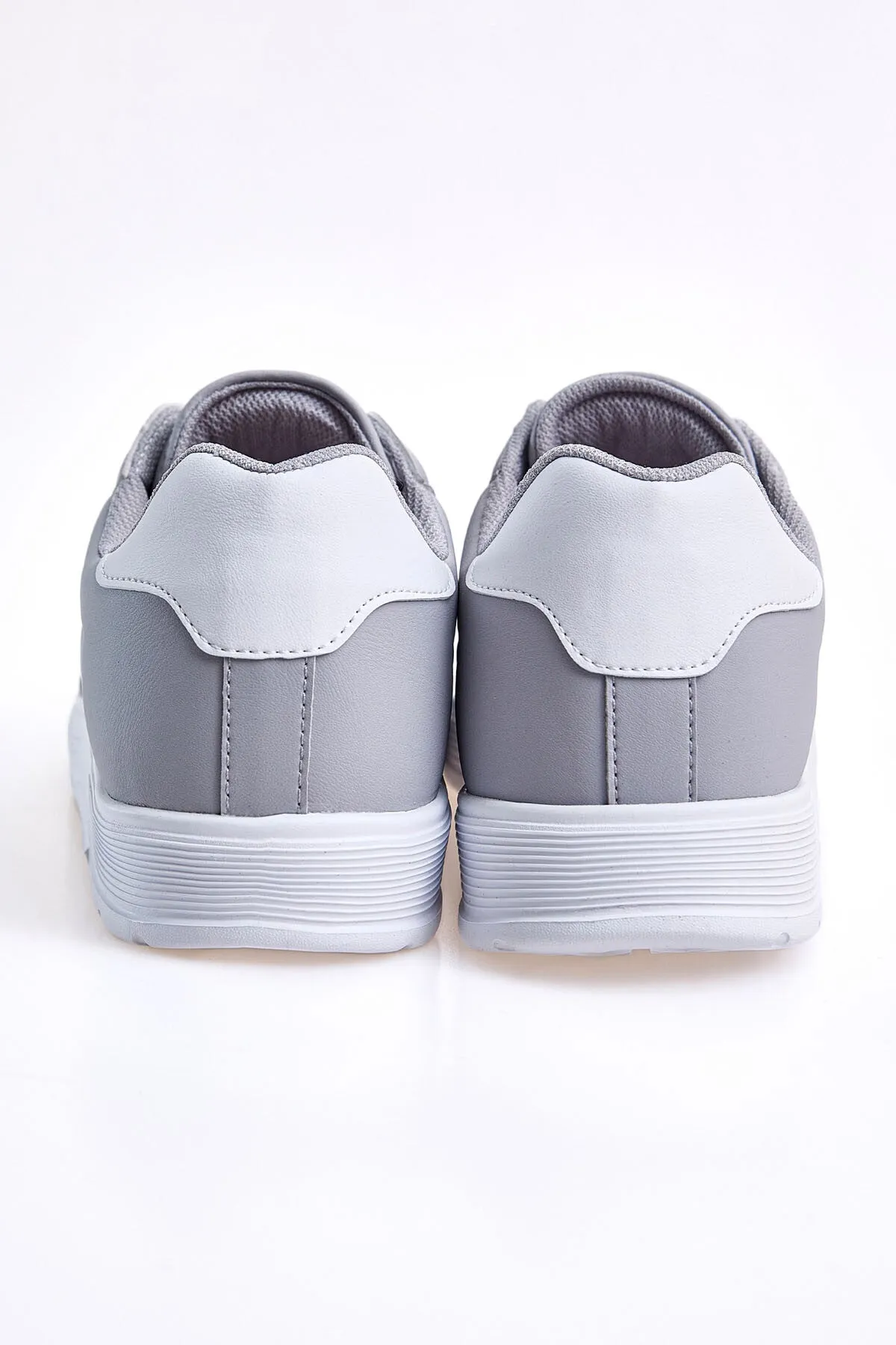 <tc>Basket pour homme à semelle haute en simili cuir avec lacets - 89132</tc>