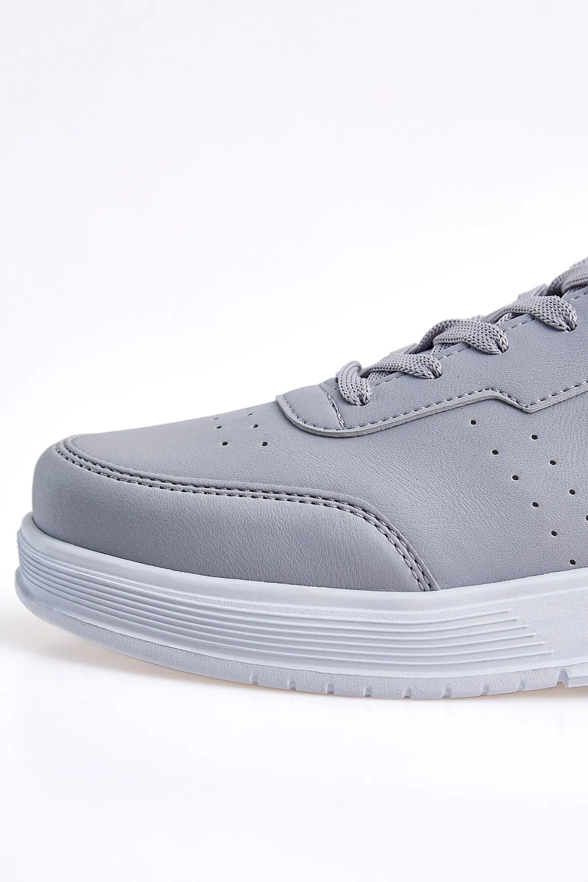 <tc>Basket pour homme à semelle haute en simili cuir avec lacets - 89132</tc>