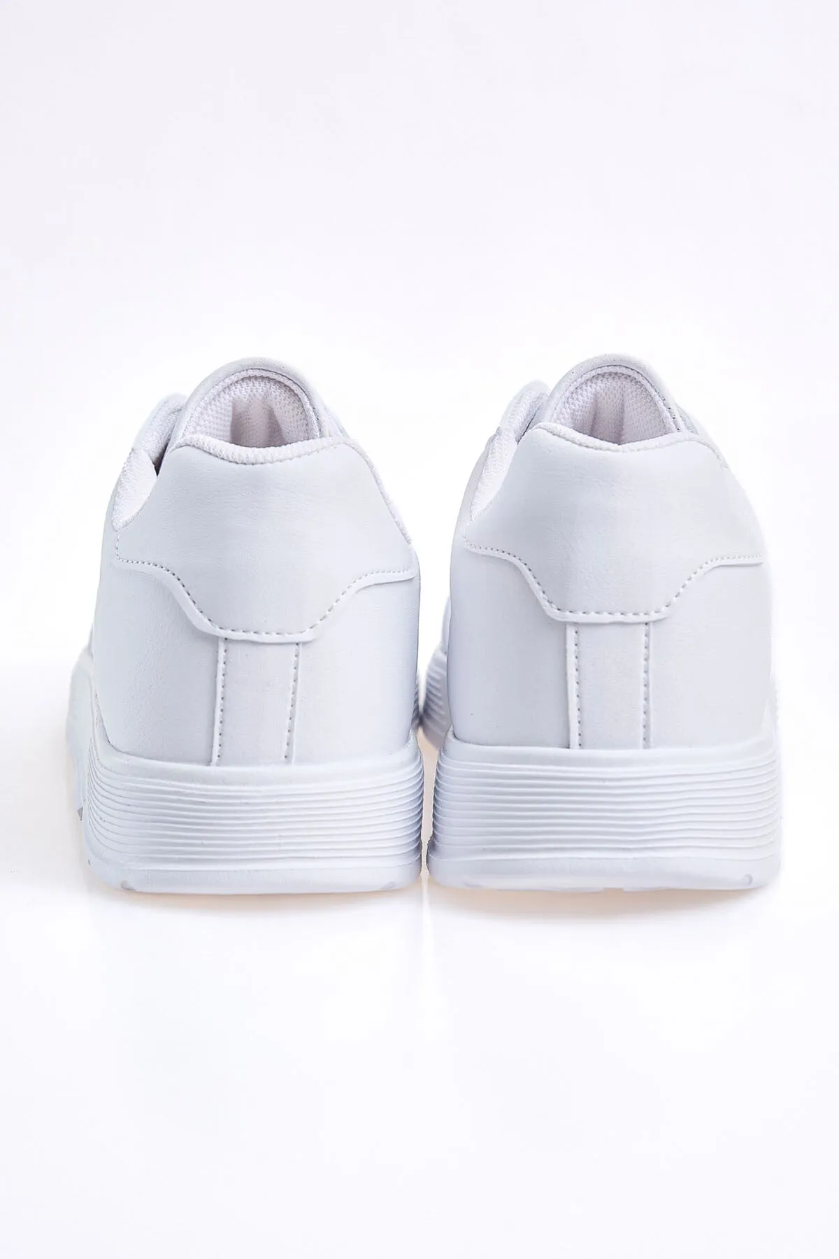 <tc>Basket pour homme à semelle haute en simili cuir avec lacets - 89132</tc>