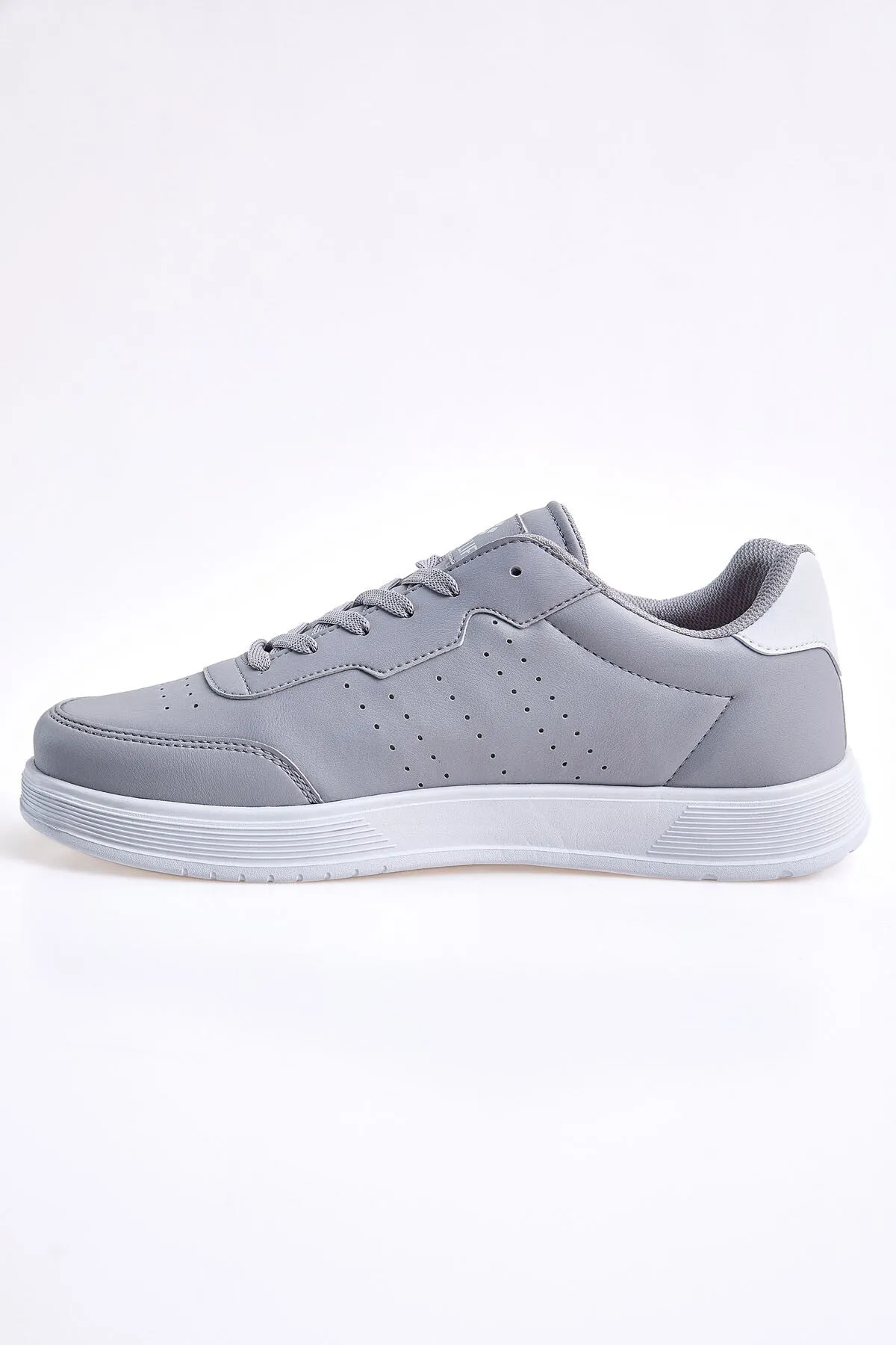 <tc>Basket pour homme à semelle haute en simili cuir avec lacets - 89132</tc>