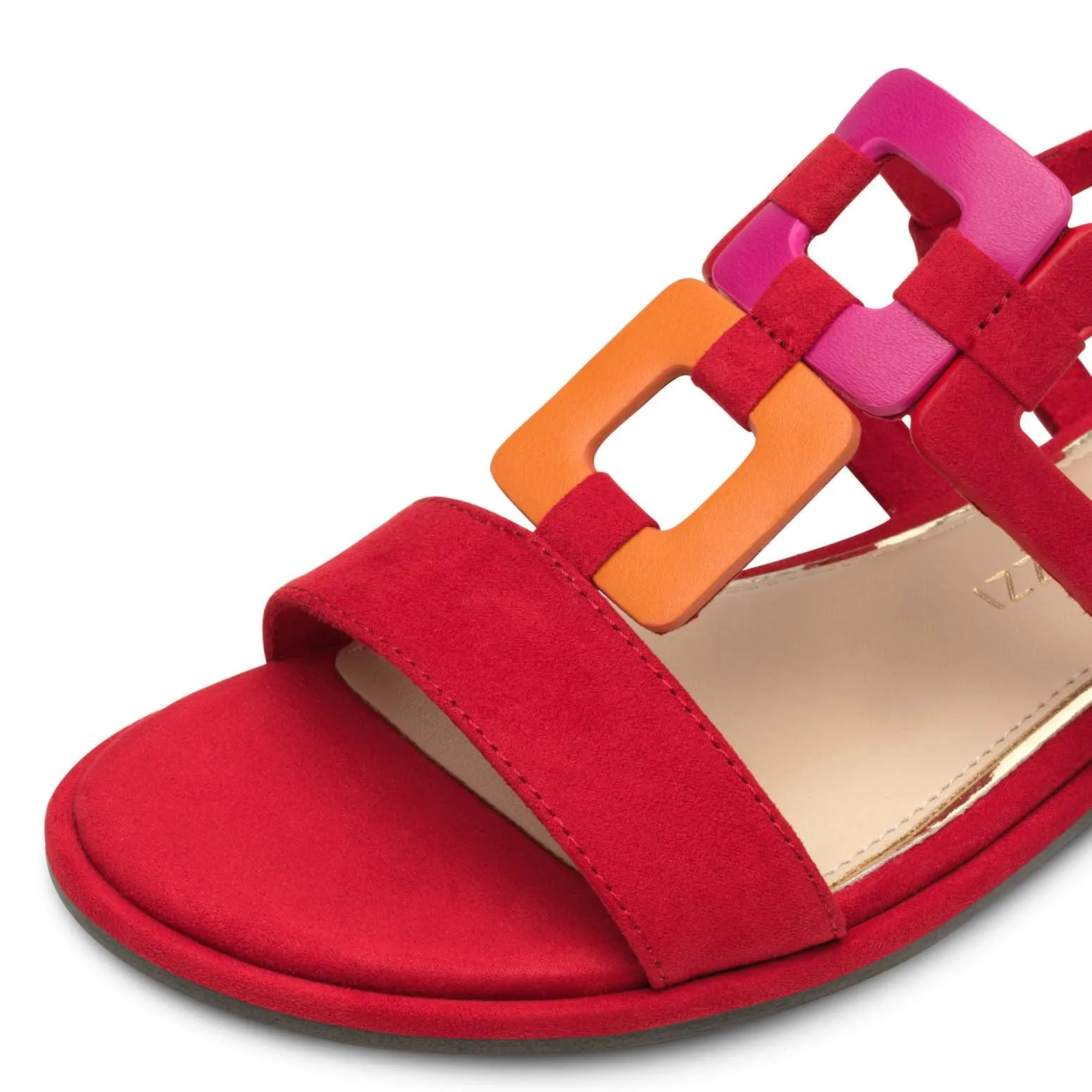 Marco Tozzi Flat Sandal Red Comb