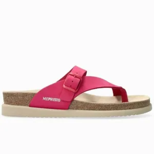 Mephisto Helen Toe Post Sandal-FUCHSIA