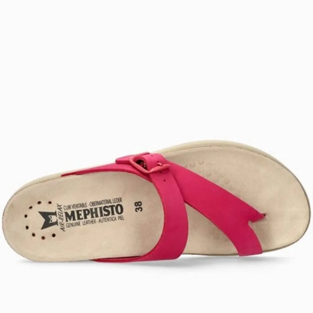 Mephisto Helen Toe Post Sandal-FUCHSIA