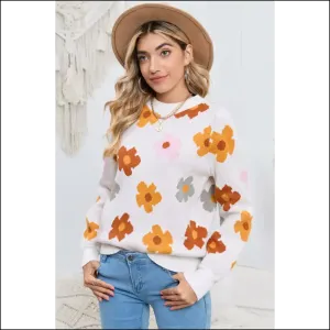 Needful Things Knitted Sweater: Groovy, Baby! Sweet Floral 60s  🌼