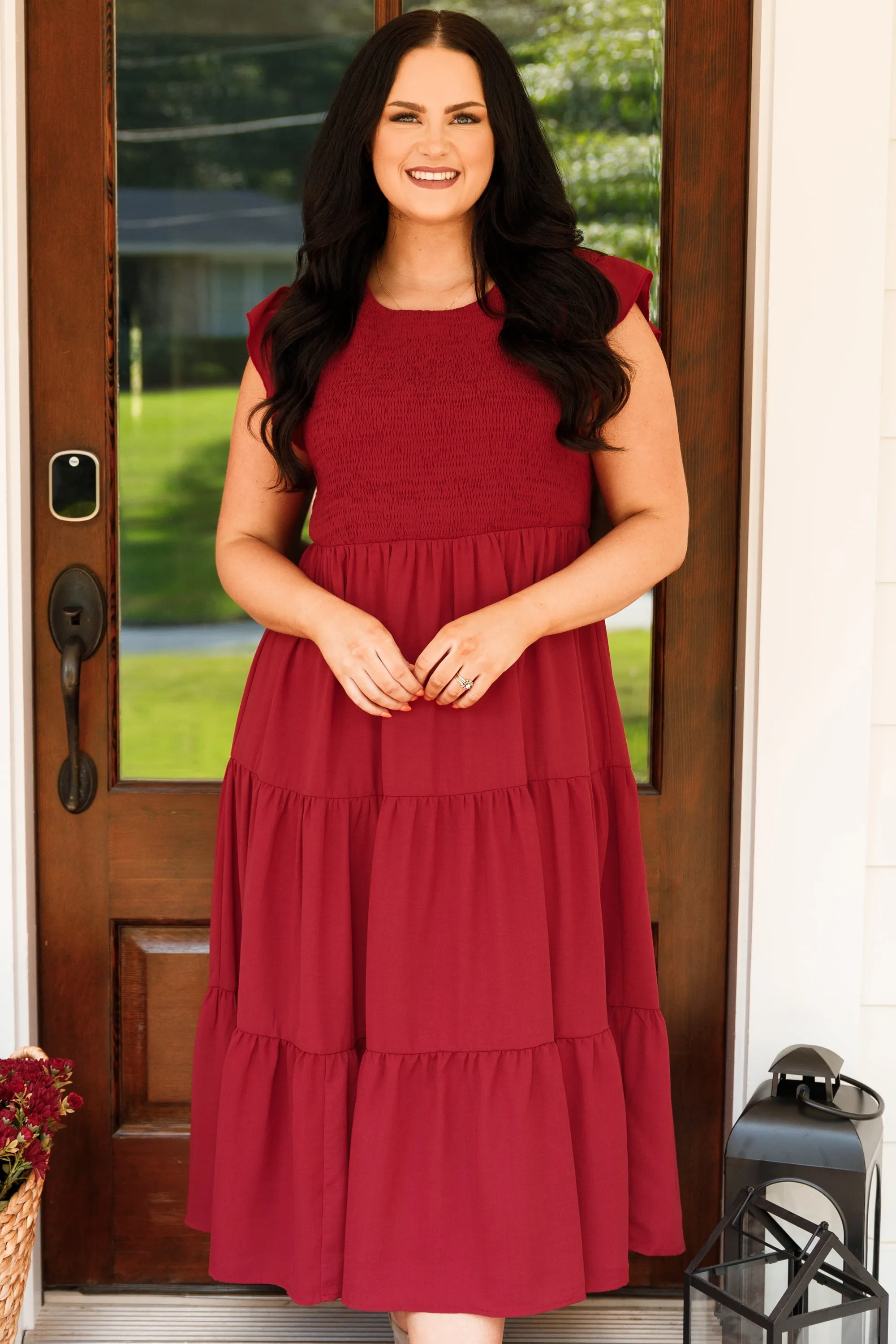 Our Sweet Memories Dress, Wine