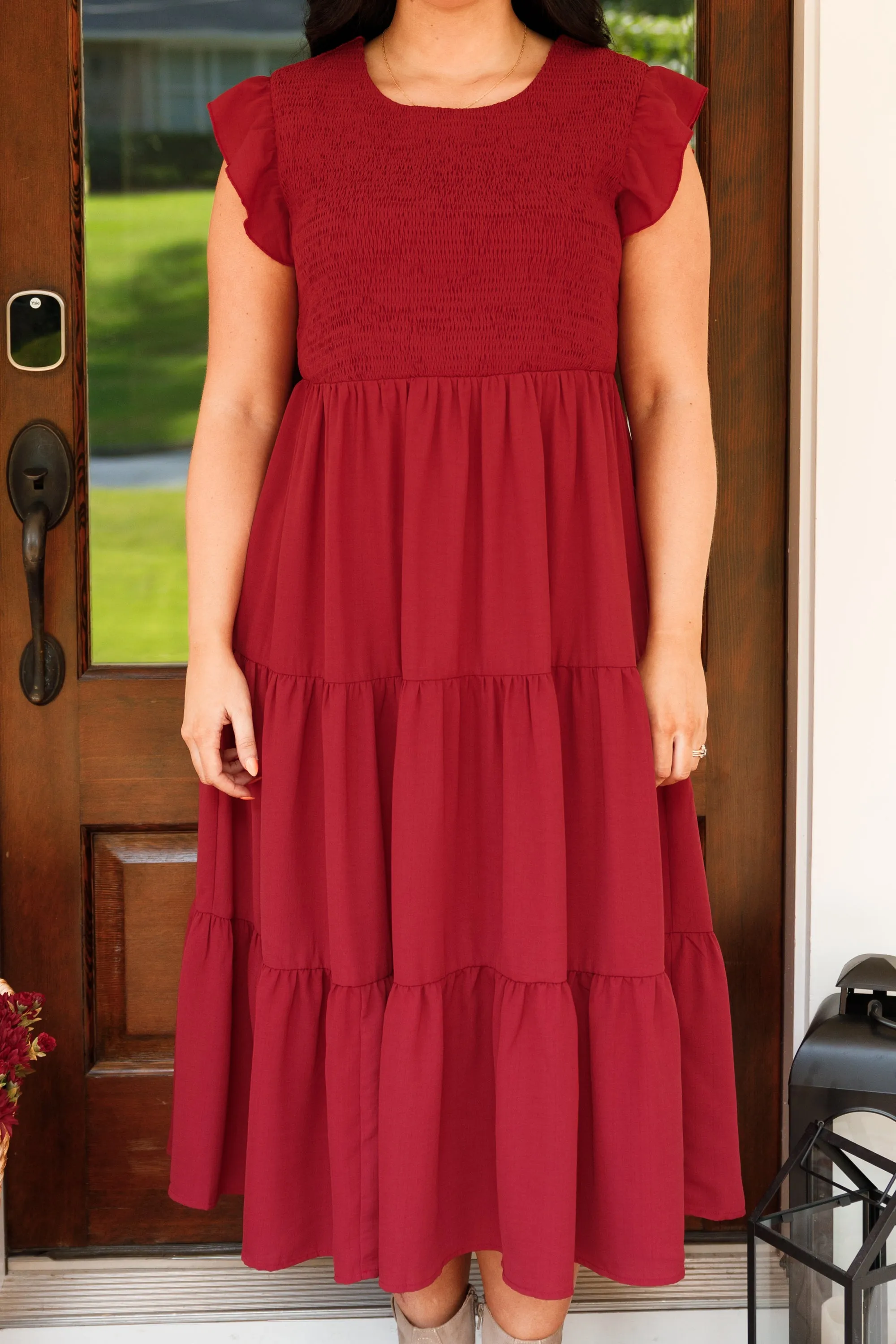 Our Sweet Memories Dress, Wine