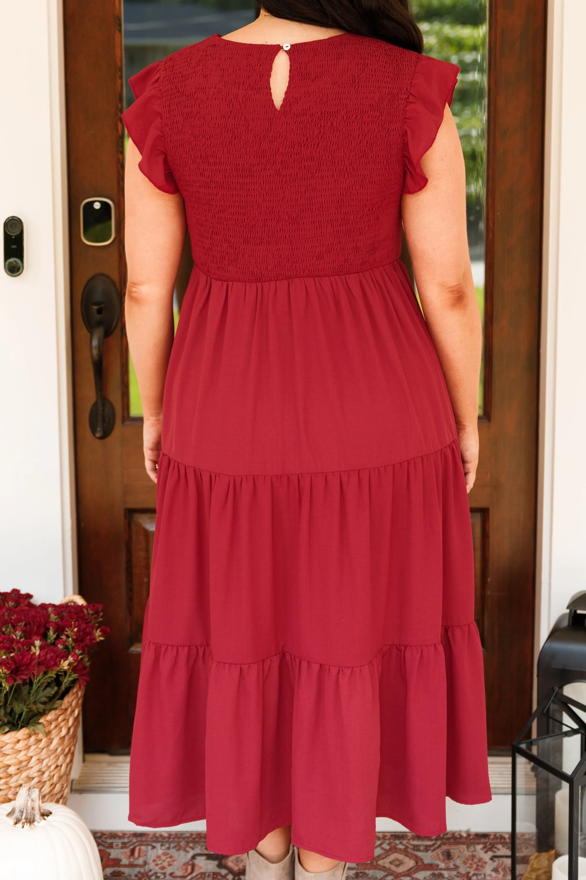 Our Sweet Memories Dress, Wine