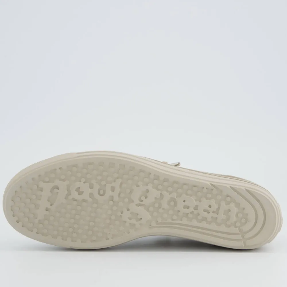 Paul Green Super Soft Leather Trainers 5476 Beige Cashmere