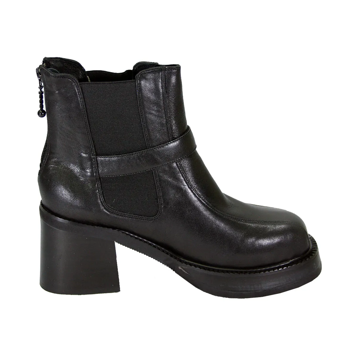 PEERAGE Paula Women's Wide Width Leather Booties