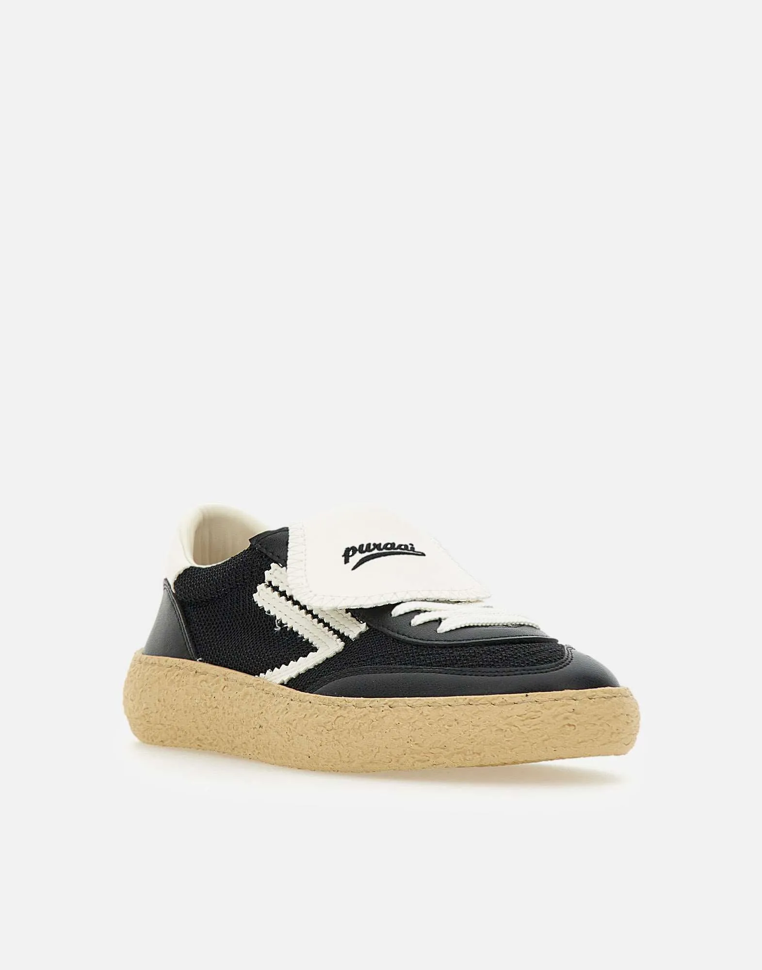 Puraai Polly Tab 4.05 Black Sneakers
