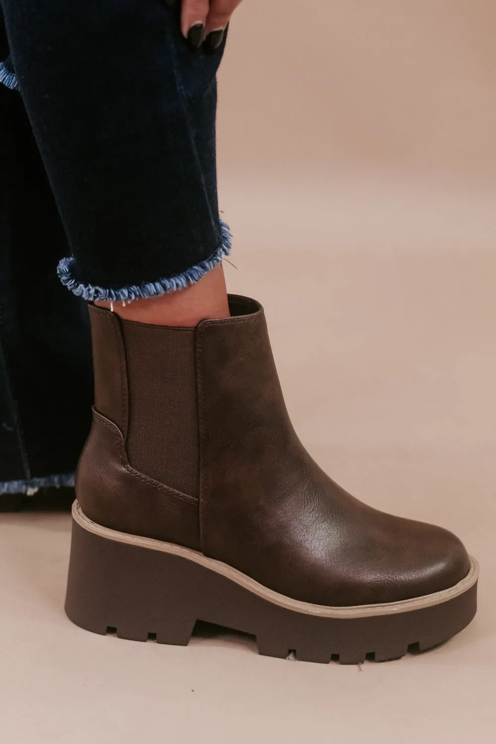 Ready For It Casual Bootie, Brown