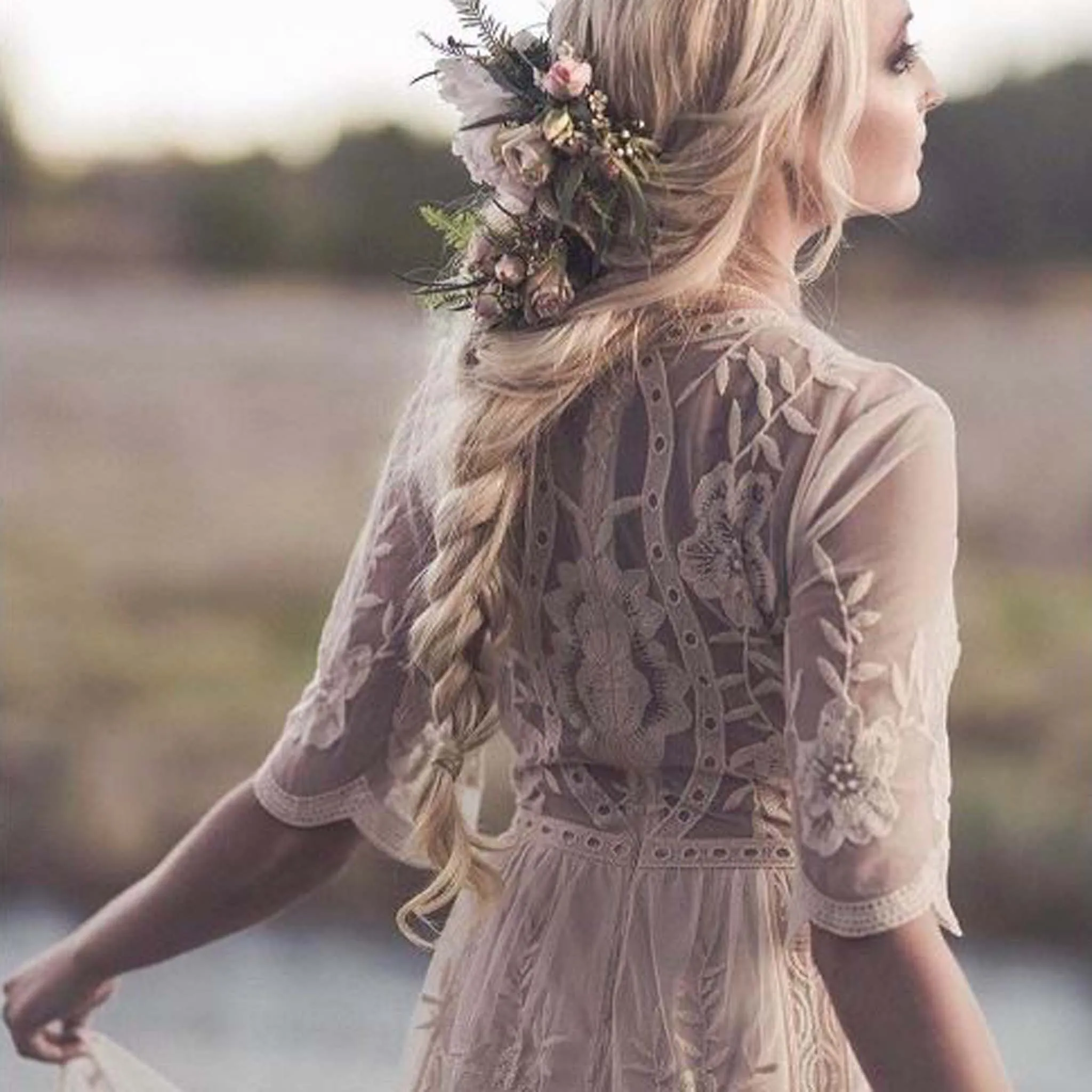 Tainted Rose Lace Maxi Dress in Dusty Rose