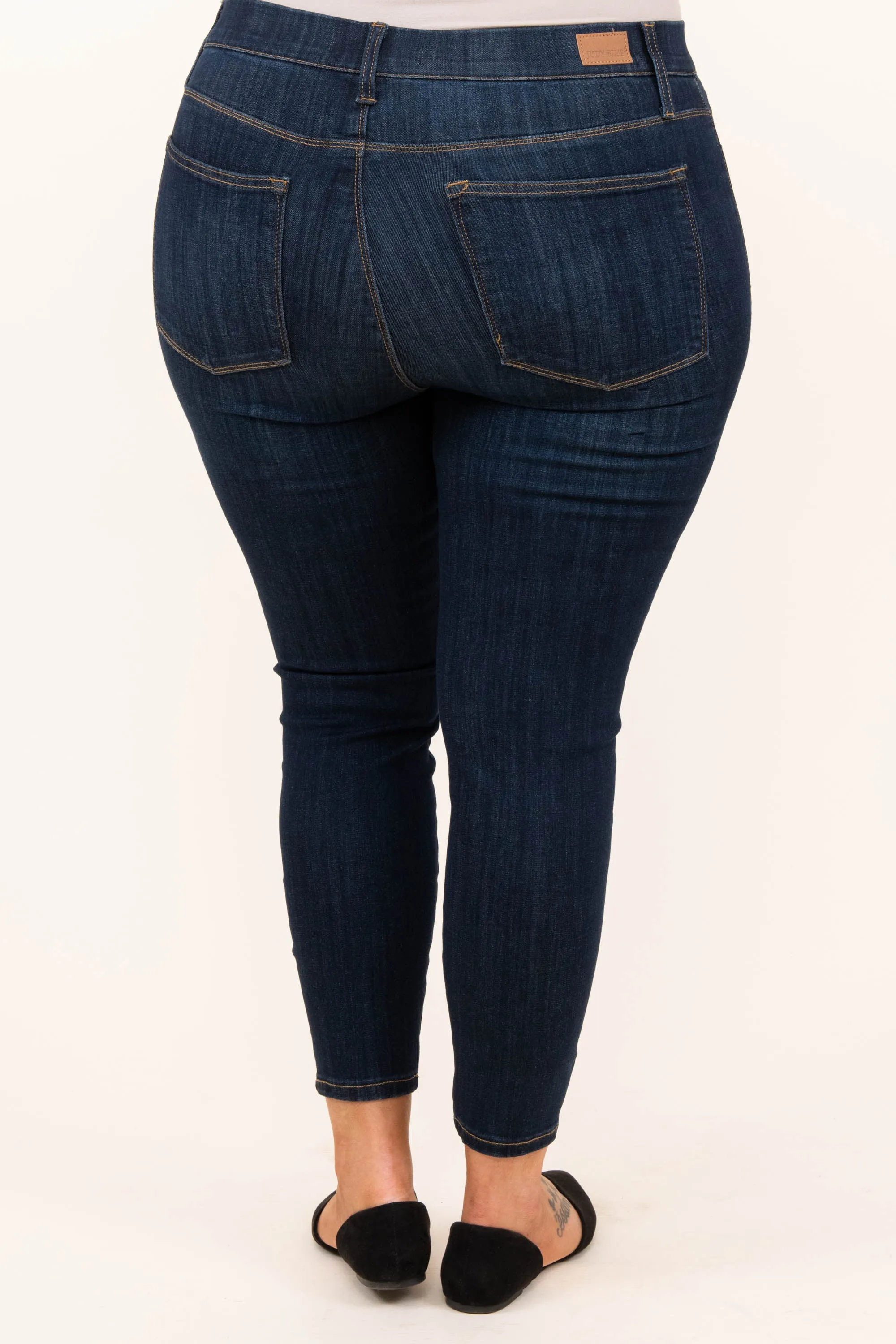 Traveling Companion Jeggings, Dark Wash