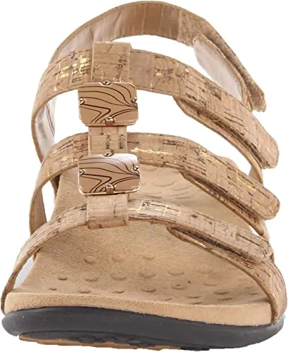 Vionic Womens Amber Sandals Gold Cork