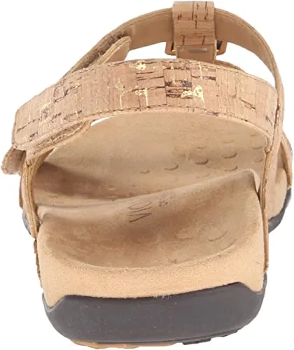 Vionic Womens Amber Sandals Gold Cork