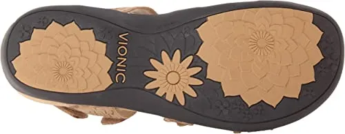 Vionic Womens Amber Sandals Gold Cork
