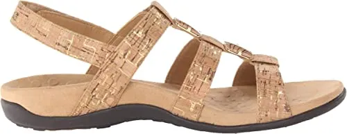 Vionic Womens Amber Sandals Gold Cork