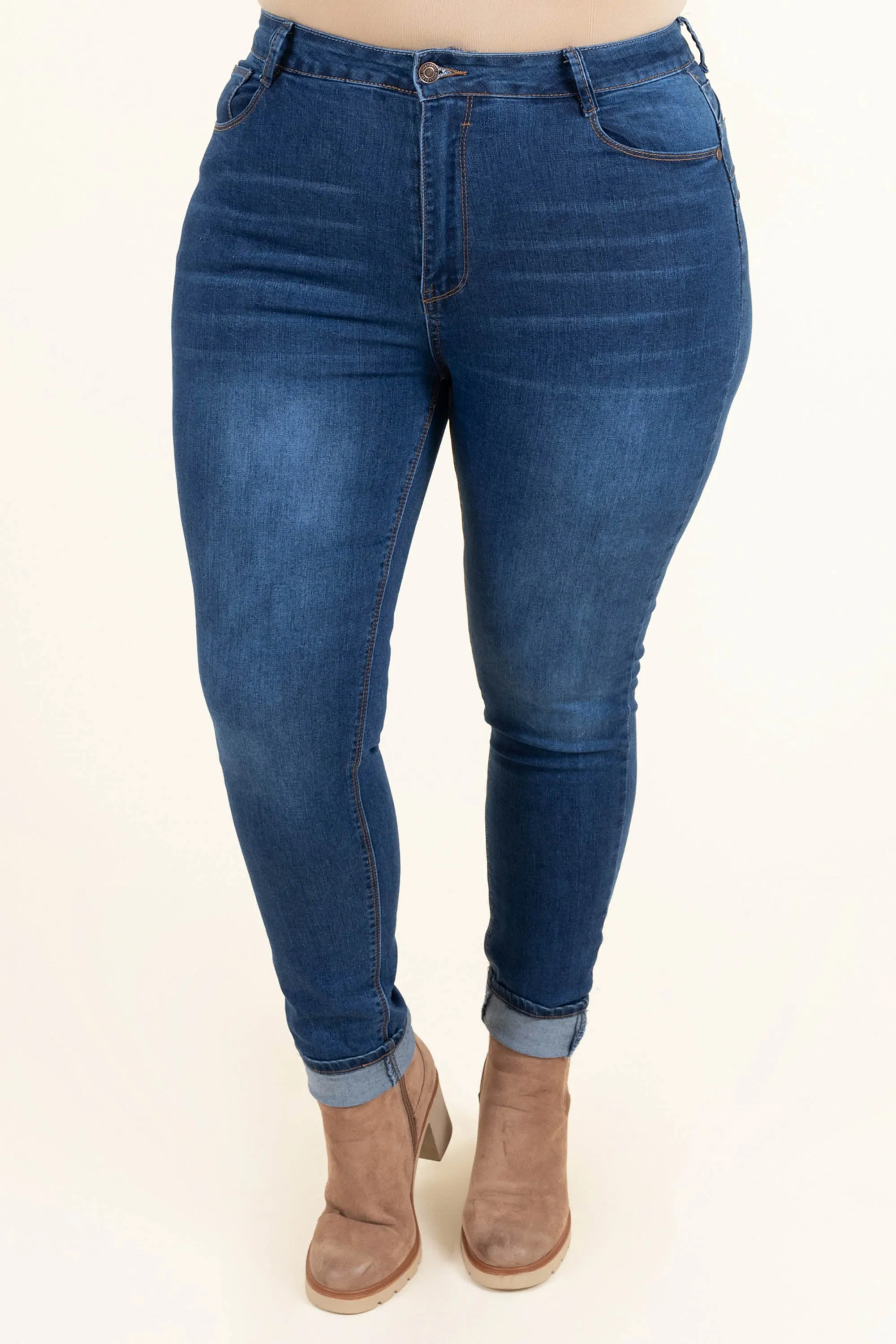 Watching Wonders Jeggings, Dark Wash