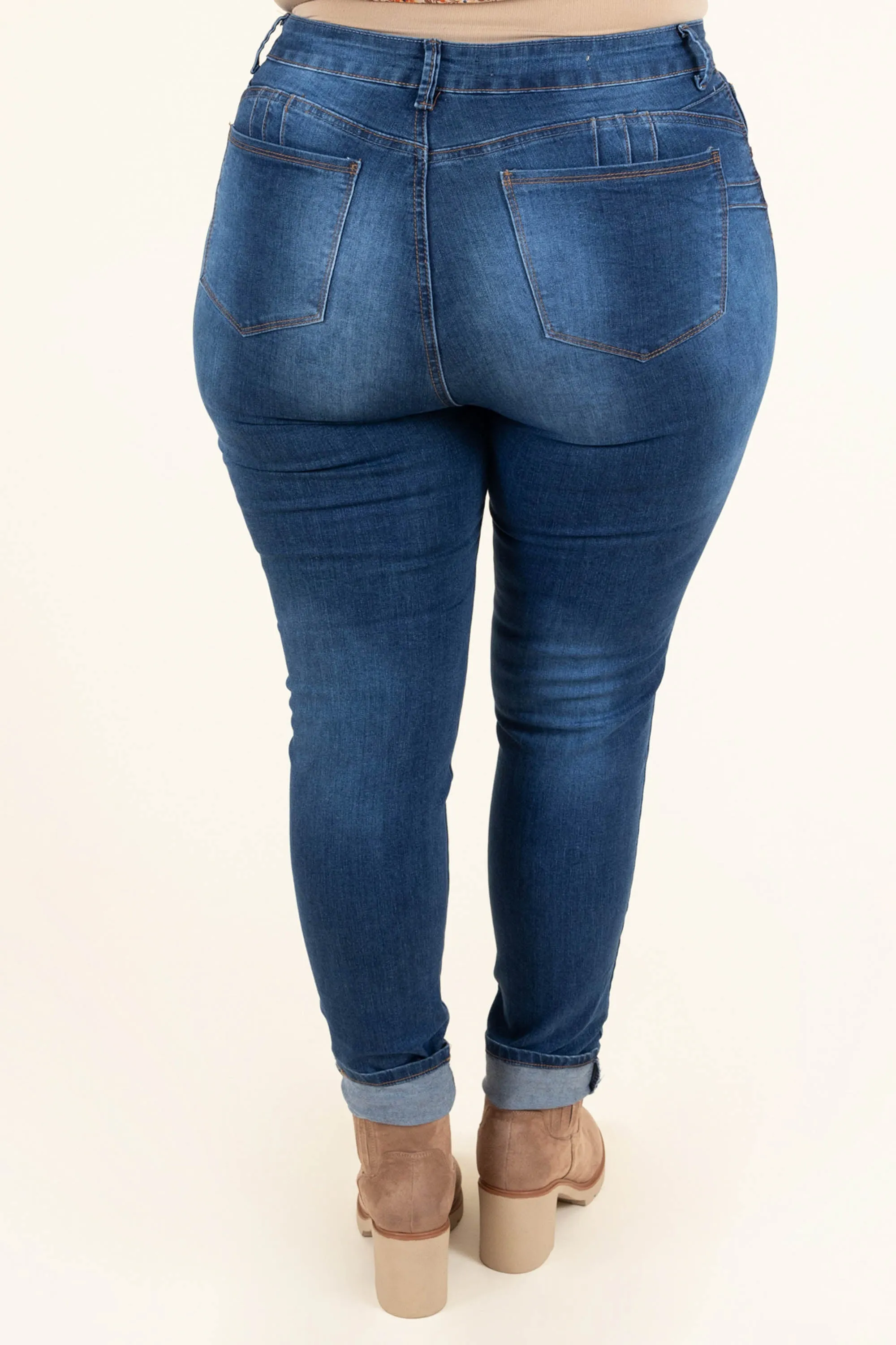 Watching Wonders Jeggings, Dark Wash